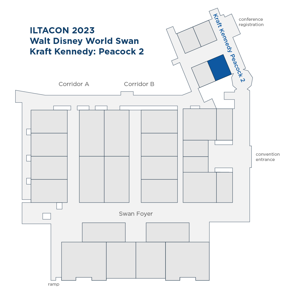 Kraft Kennedy Demo Room Map ILTACON 2023